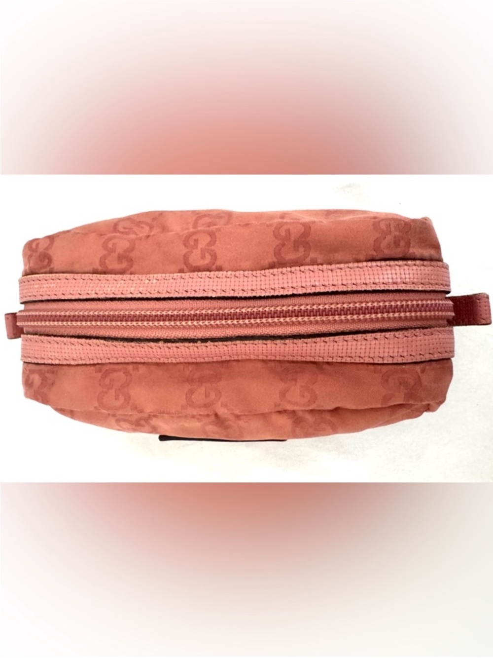 GUCCI Mini GG Nylon Pouch Pink Vintage Y2K - Picture 5 of 9